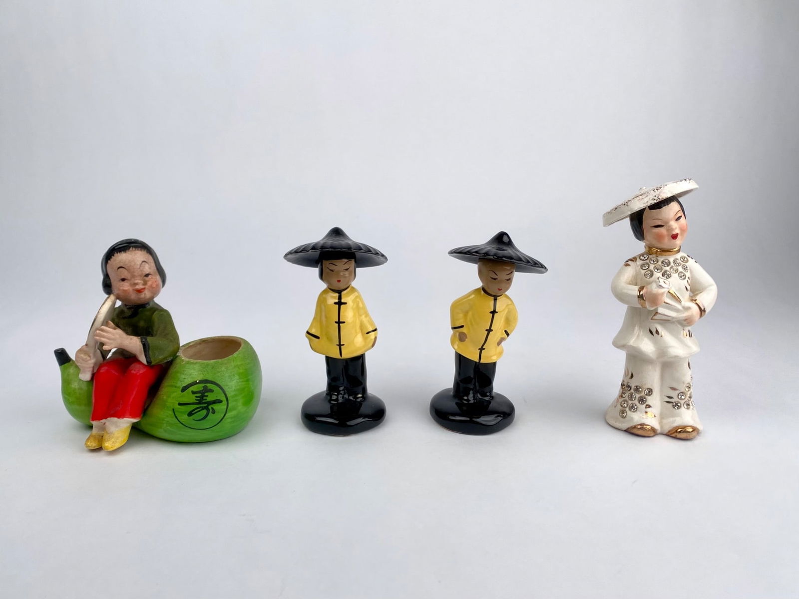 Group of Vintage Asian-Themed Porcelain Figurines (1 of 12)