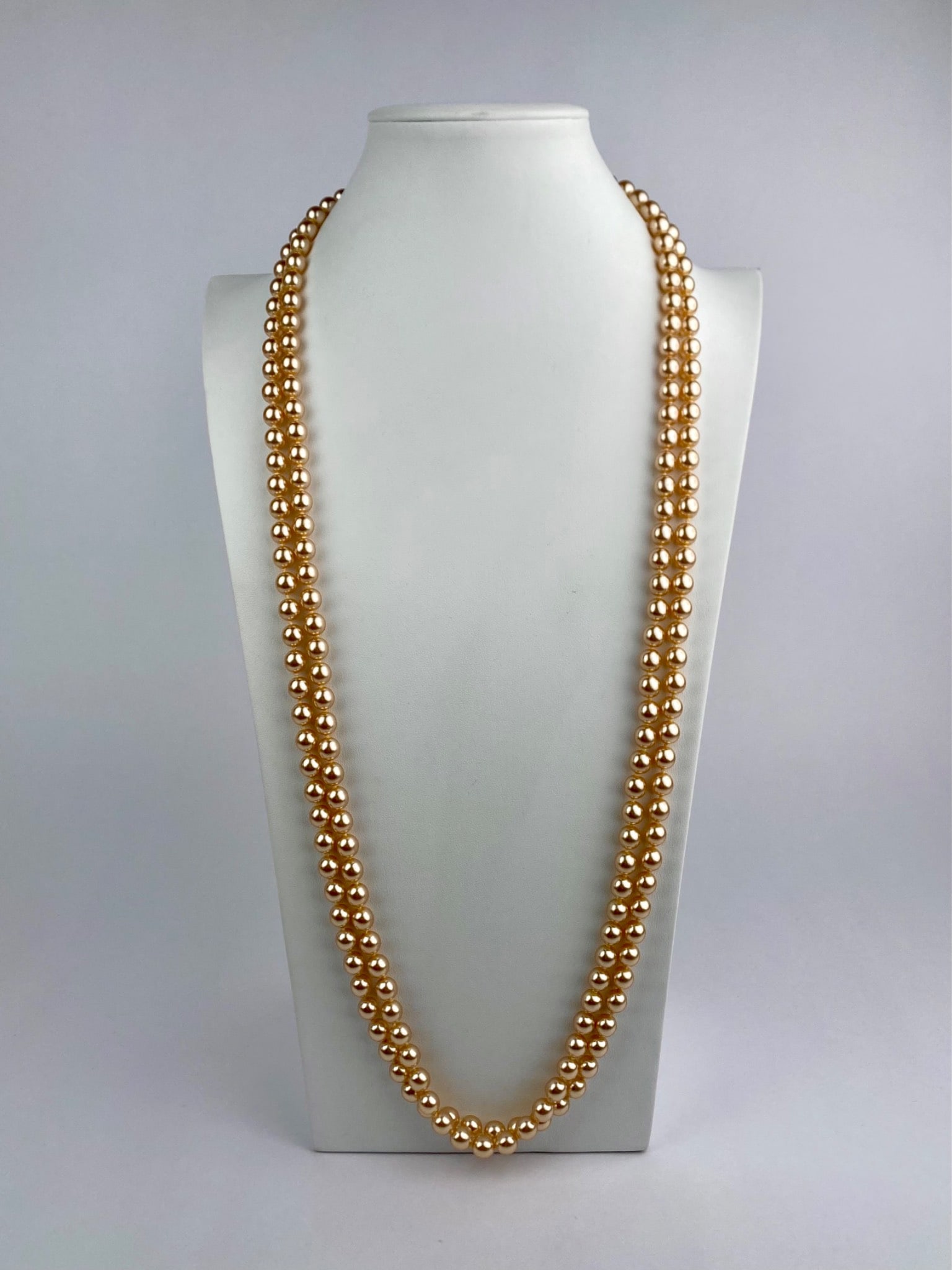 Kenneth Jay Lane Gold-Tone Double-Strand Faux Pearl Necklace (1 of 7)
