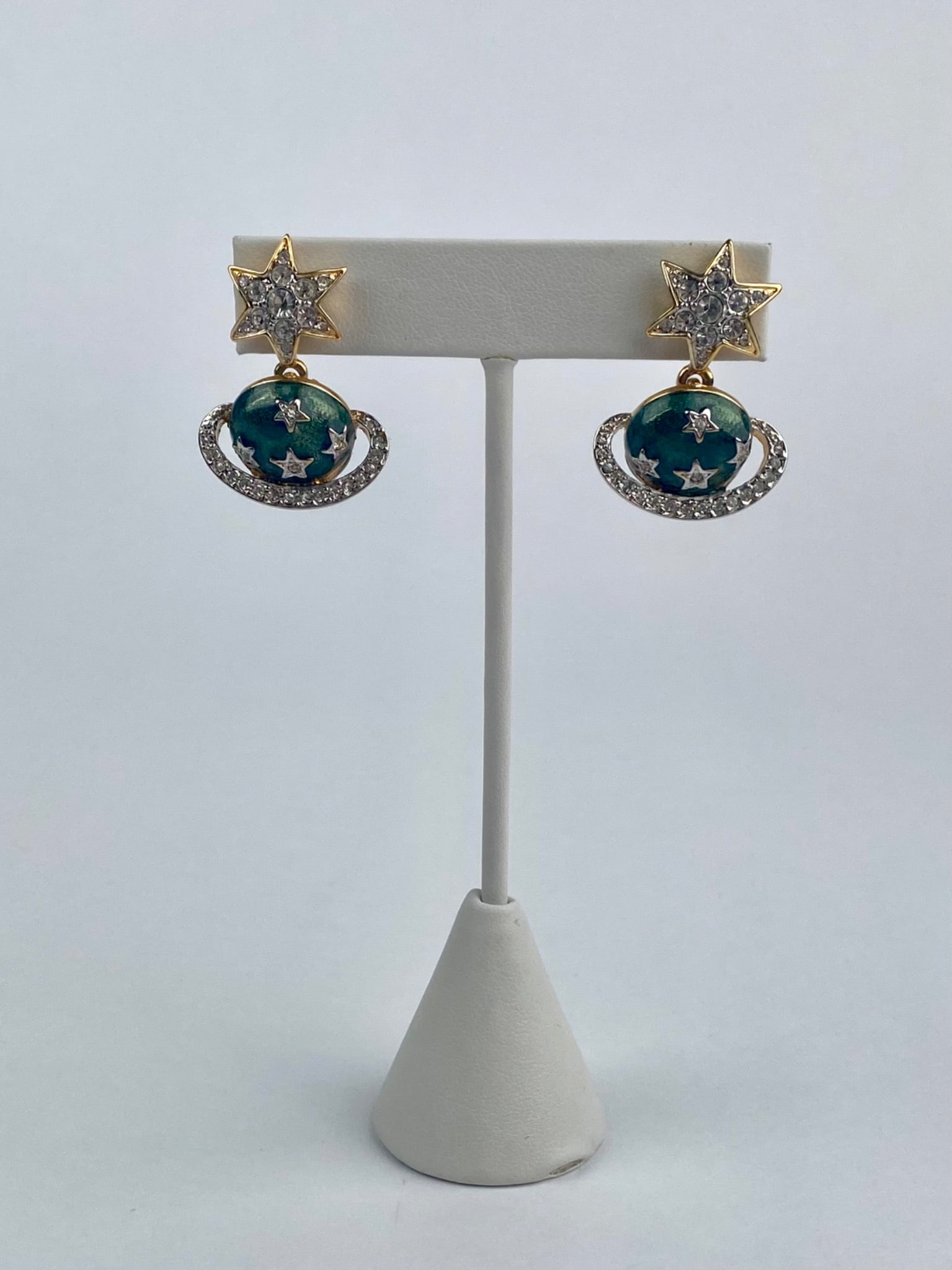 Butler & Wilson Planet Motif Earrings and Brooch Set - 2