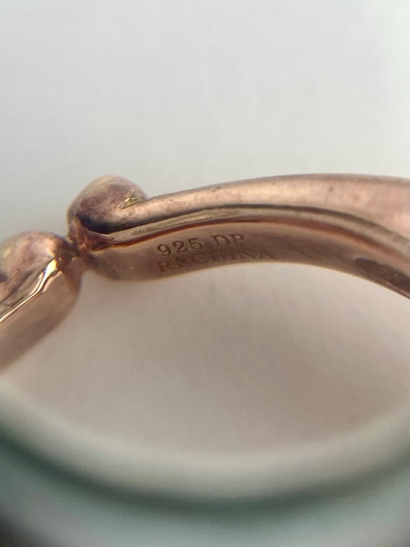 Four Sterling Silver Cabochon Rings - 10