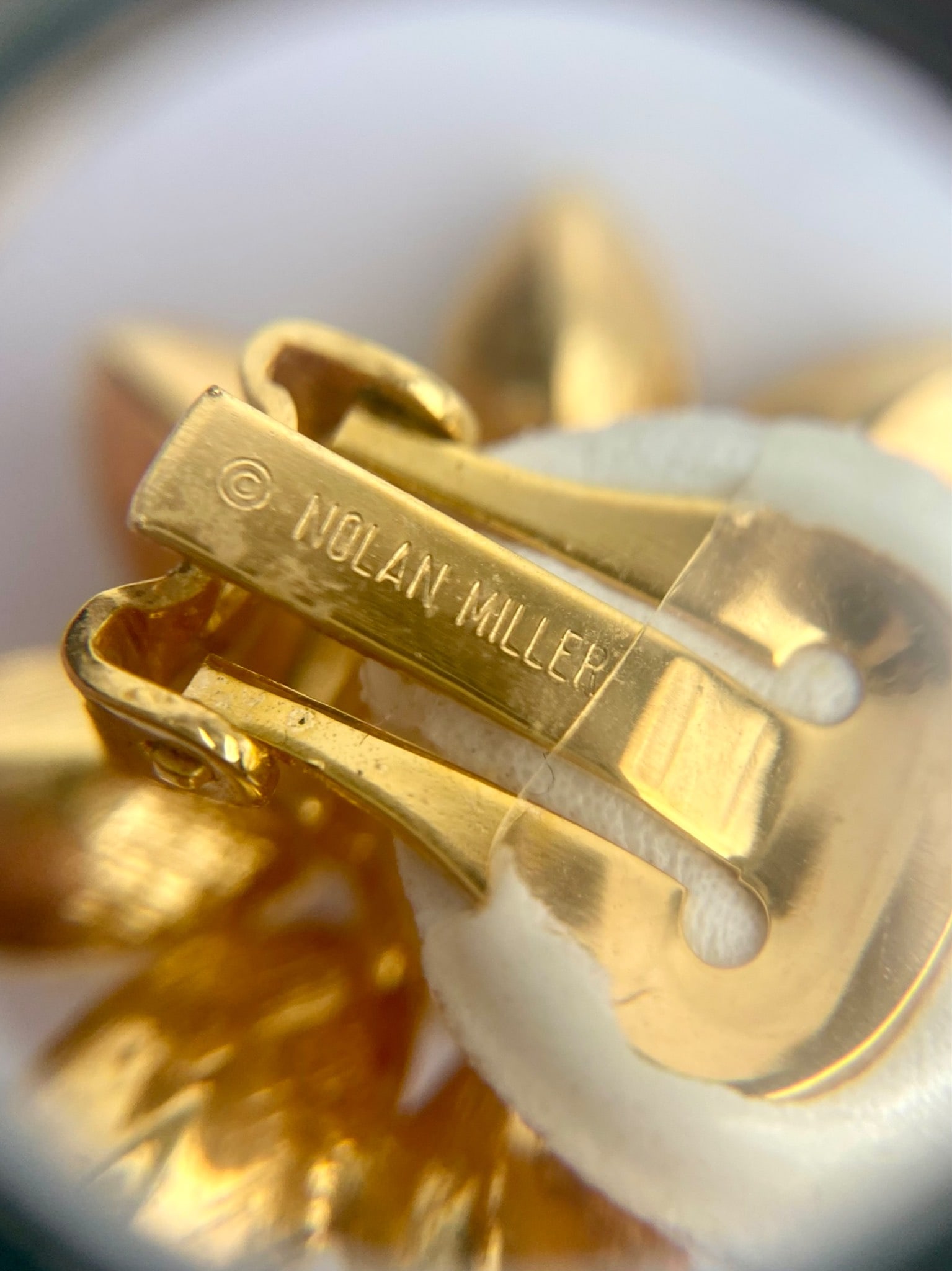 Group of Three Pairs of Signed Rhinestone Clip Earrings - 8