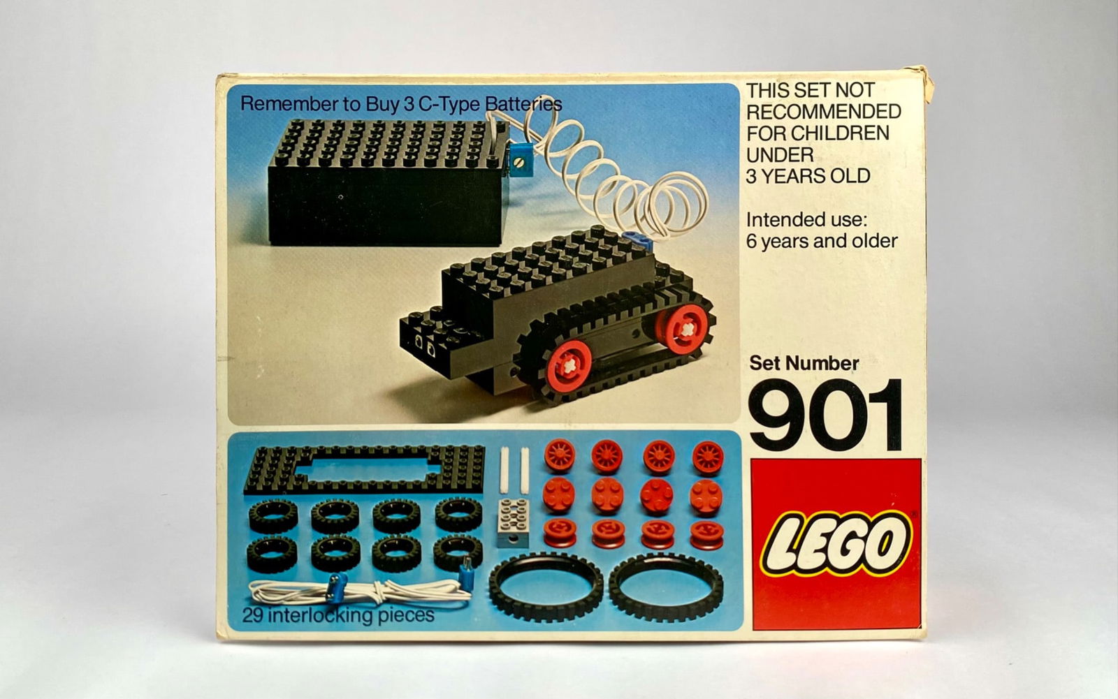 LEGO Set Number 901 Universal Motor Set, featuring motorized components including wheels, gears, and (1 of 6)