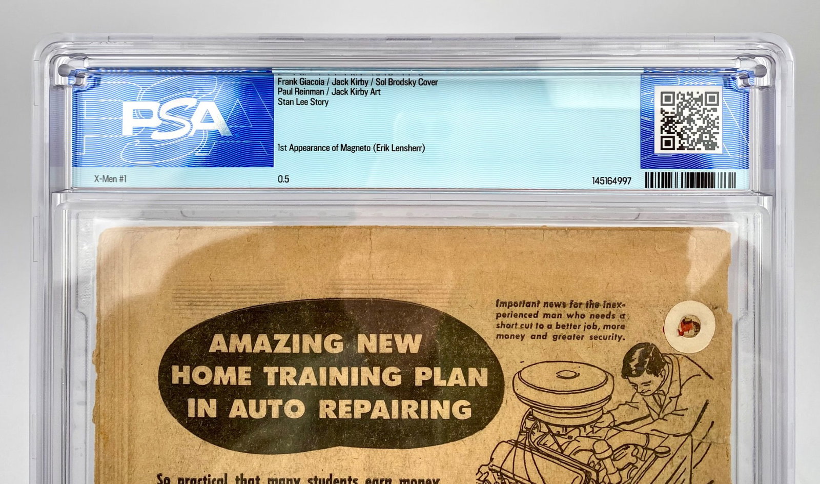 X-Men #1, September 1963, PSA Graded 0.5 - 6