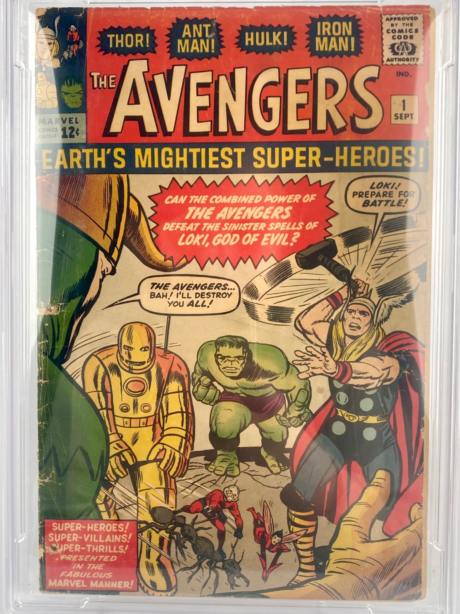 Marvel ‘Avengers’ No. 1, 1963, PSA 2.0 - 3