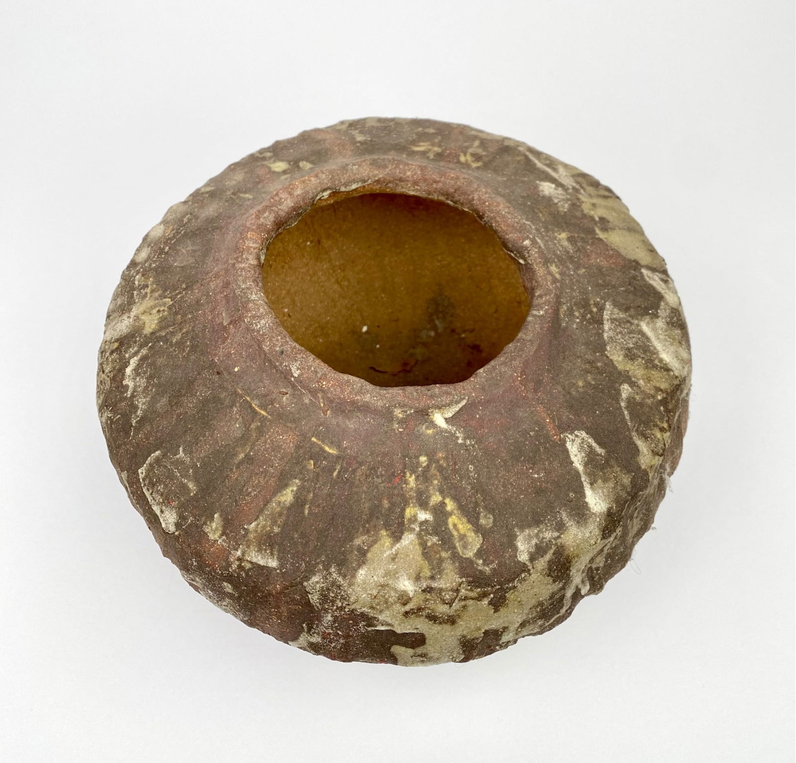 Signed Studio Pottery Vessel with Drip Glaze - 3