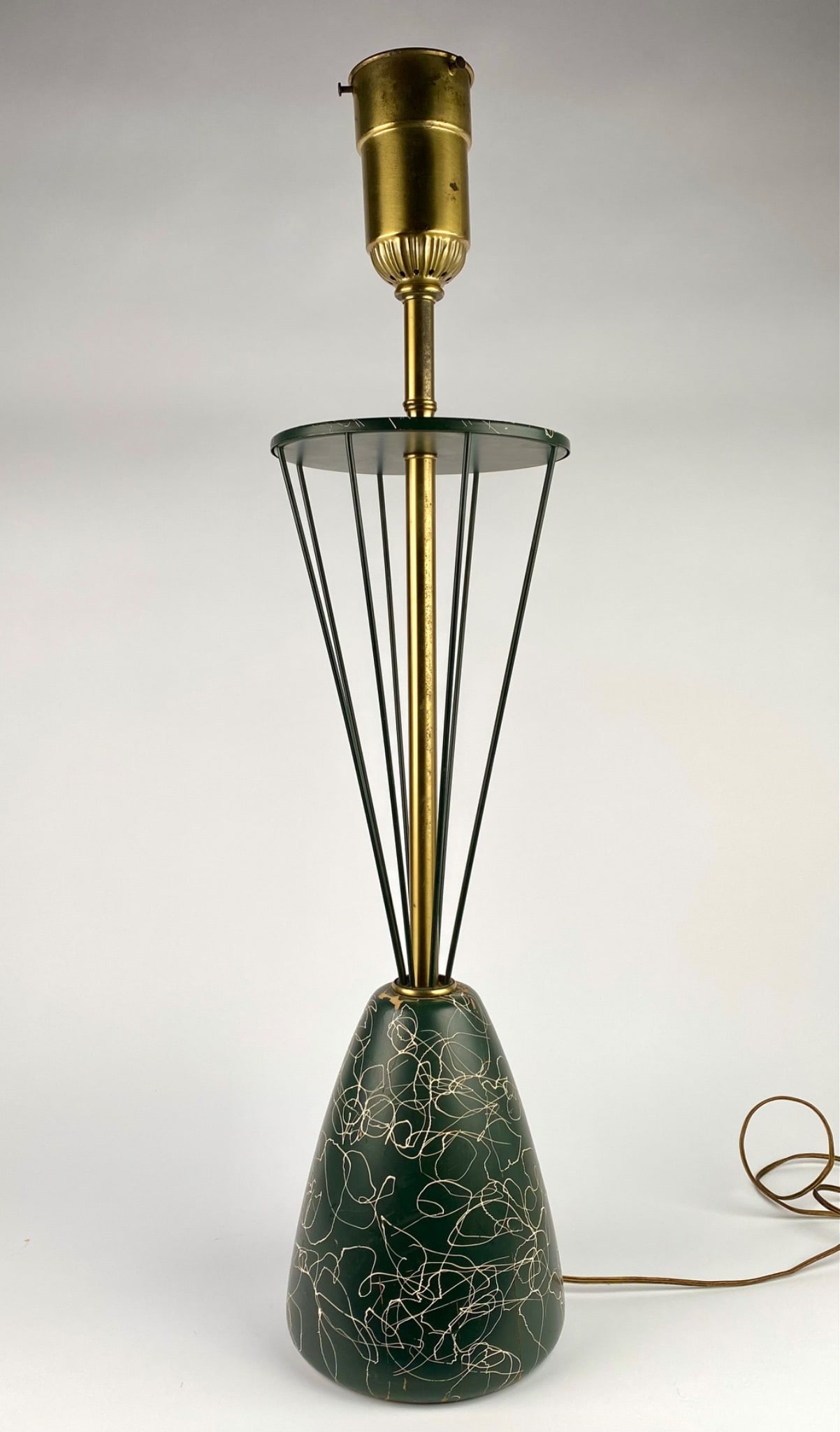 Mid-Century Modern ‘Twilight Zone’ Atomic Table Lamp by Rembrandt Lamps (1 of 10)