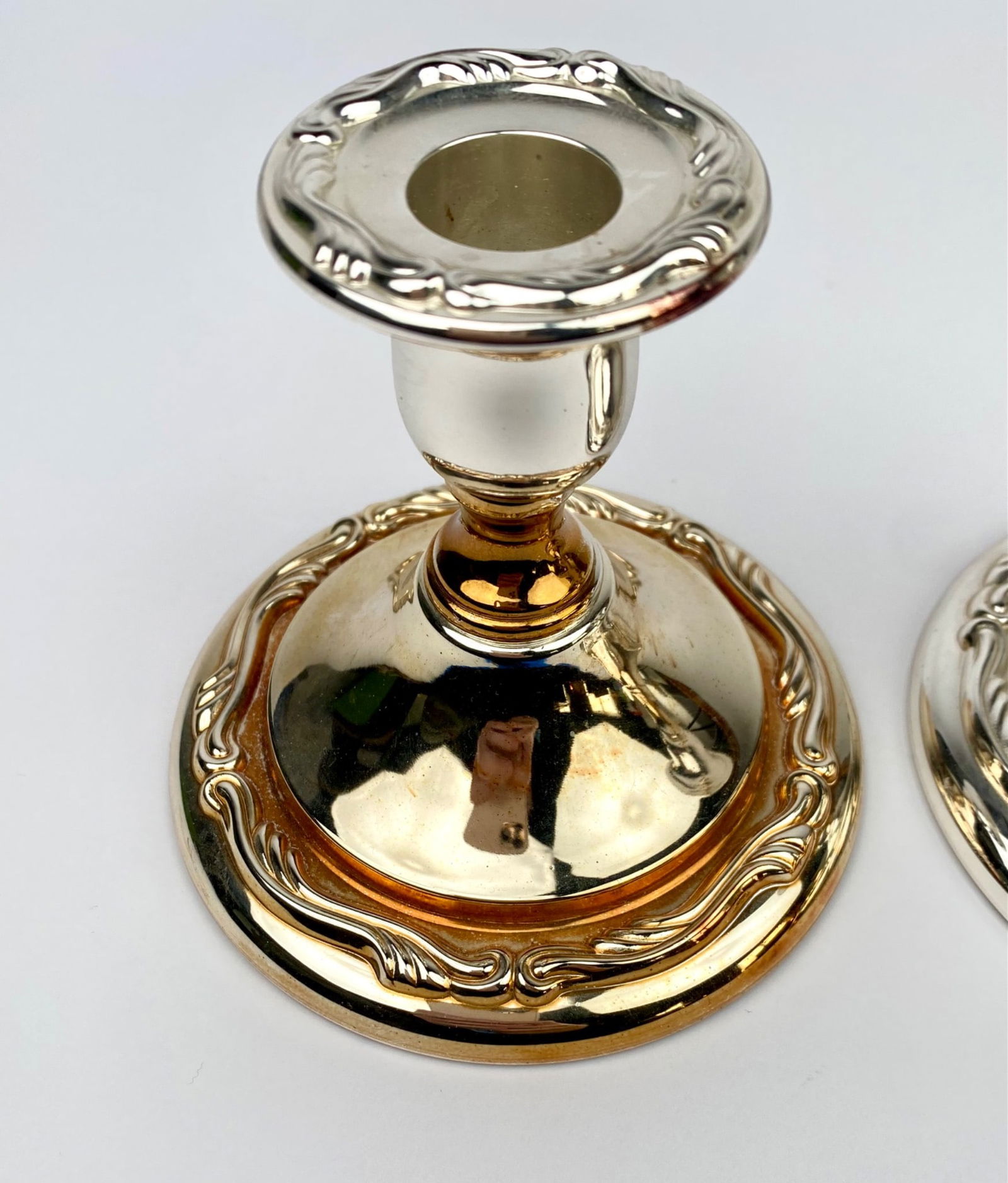 Oneida Tarnish-Resistant Silverplate Candlesticks - 3