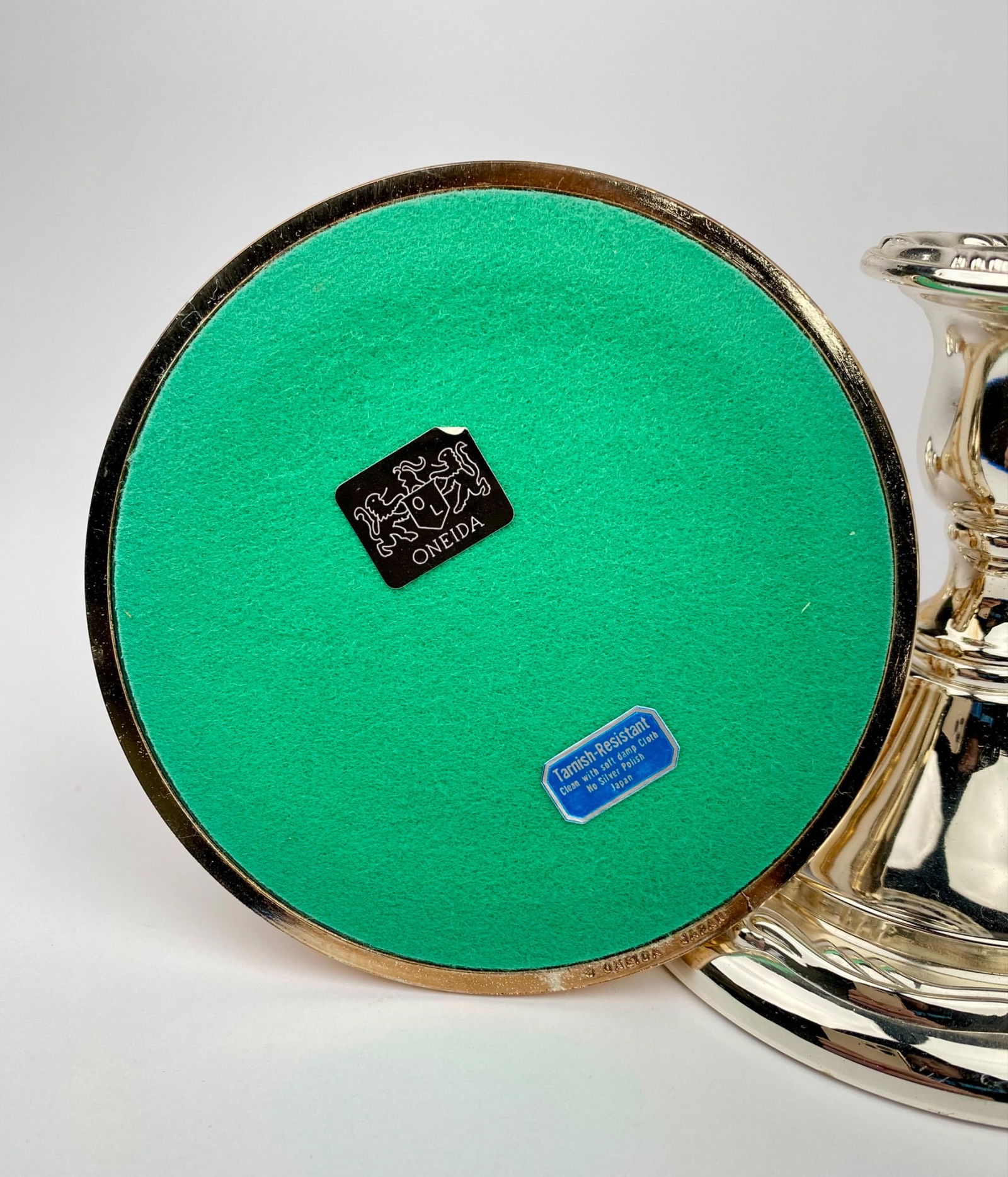 Oneida Tarnish-Resistant Silverplate Candlesticks - 4