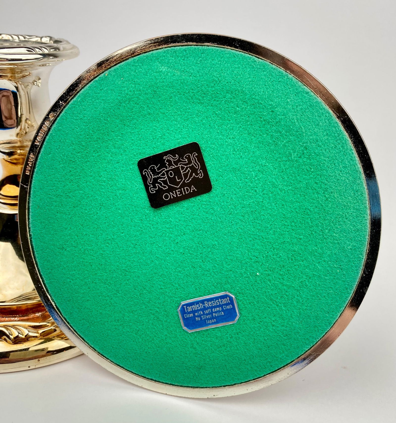 Oneida Tarnish-Resistant Silverplate Candlesticks - 5