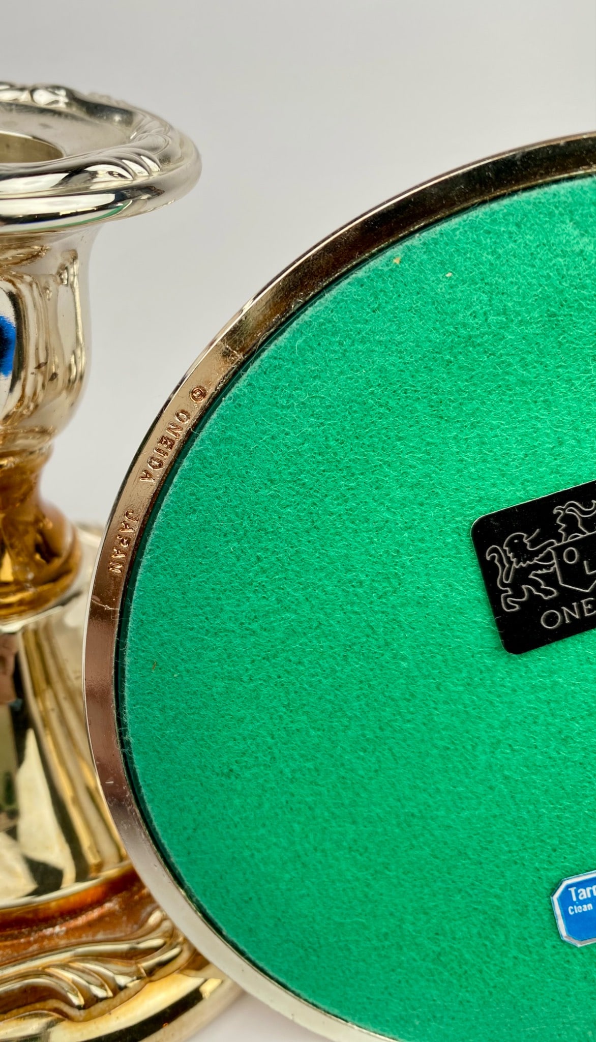 Oneida Tarnish-Resistant Silverplate Candlesticks - 6