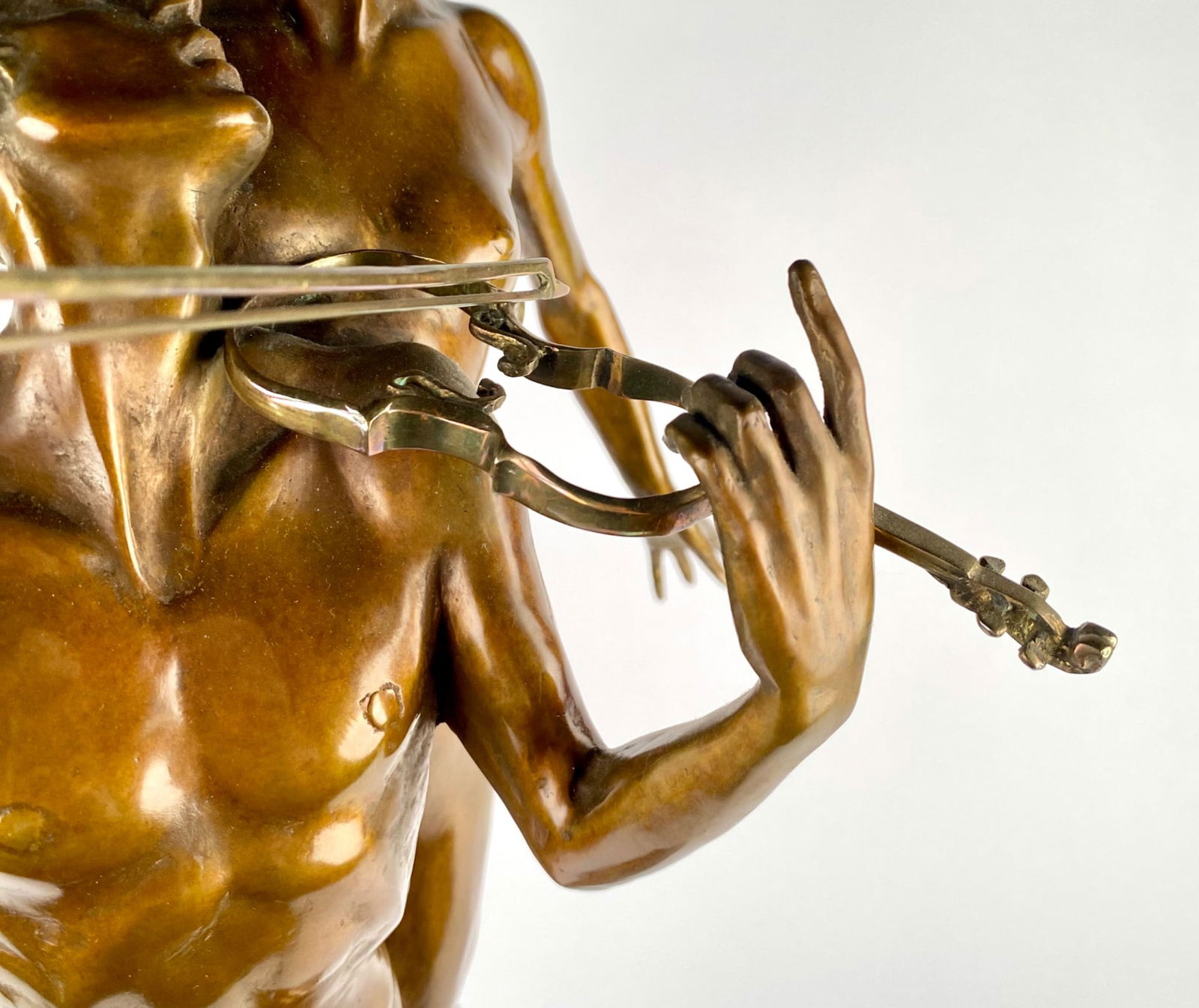 M. Frid Bronze Sculpture ‘Violinist & Muse,’ Limited Edition 97/195 - 4