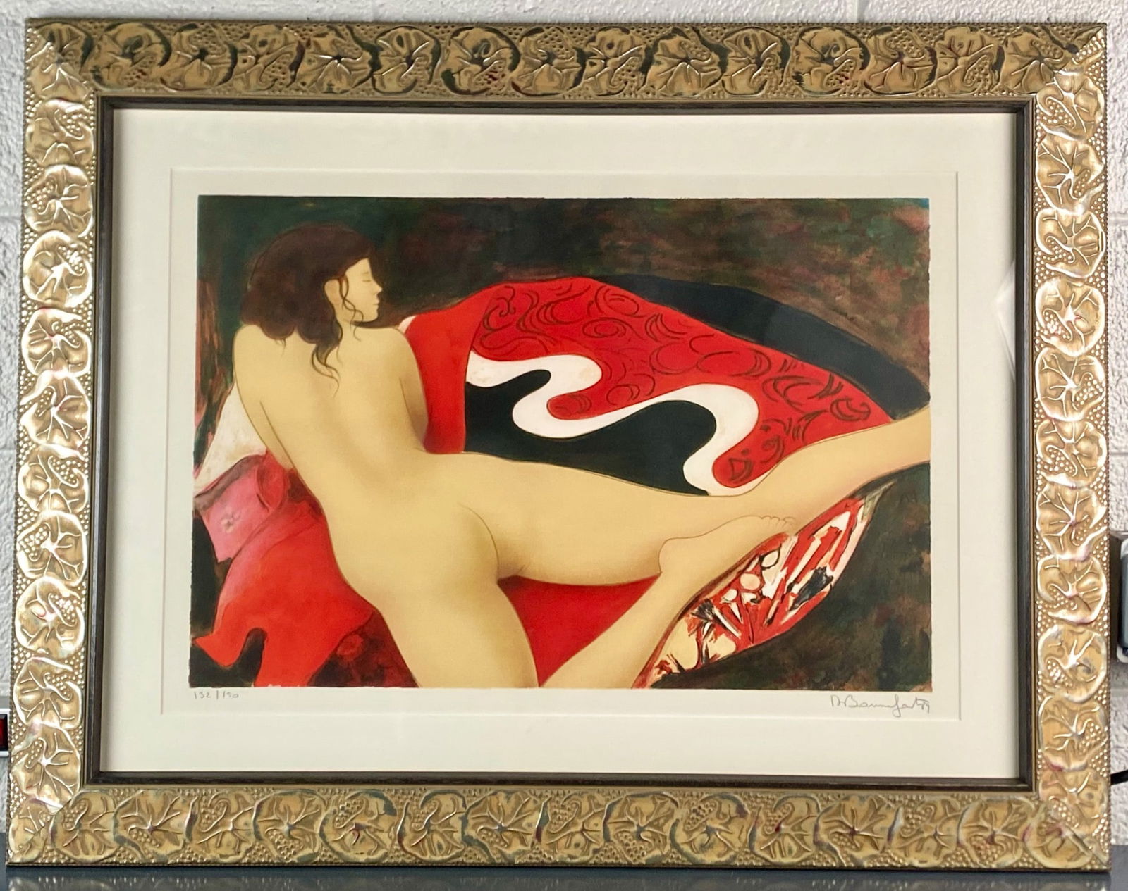 Alain Bonnefoit Signed Limited Edition Lithograph (132/150) (1 of 11)