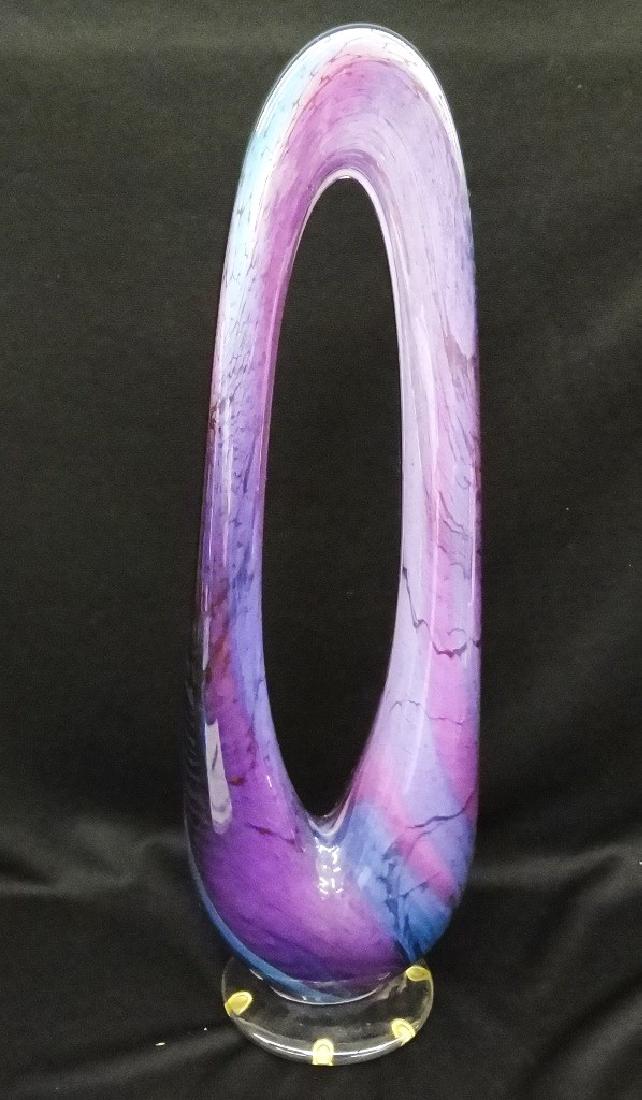 Hal David Berger Large Abstract Art Glass Sculpture (1 of 4)