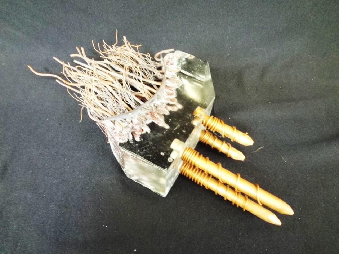 Gary McFadyen Cast Glass and Copper Sculpture (1 of 3)