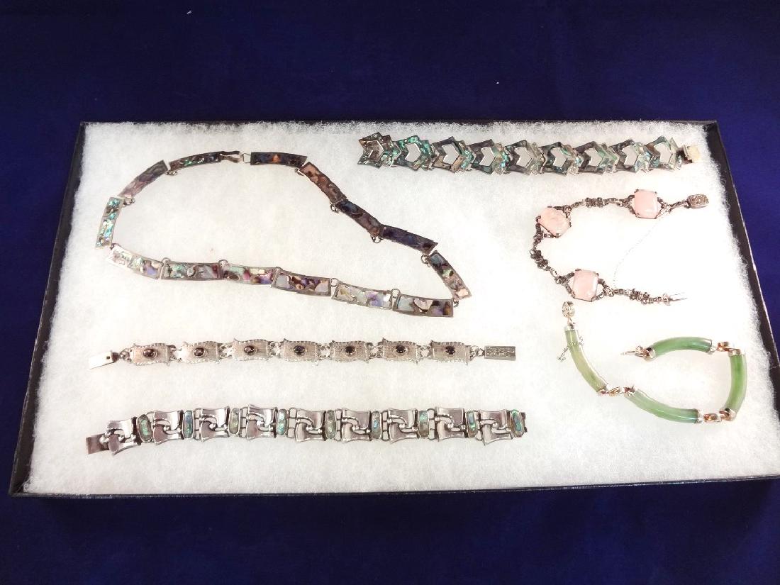 Sterling Silver Jewelry Lot: (5) Bracelets, (1) (1 of 6)