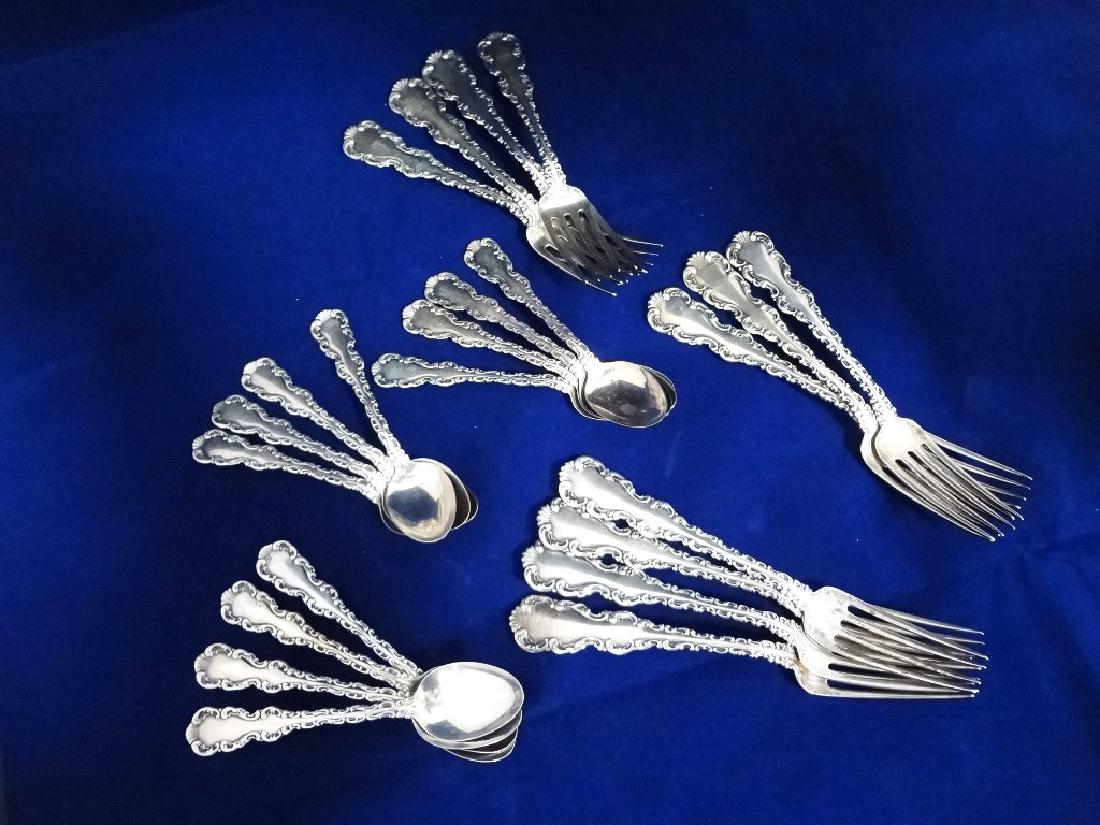 Whiting 1891 Louis XV Sterling Silver Flatware (1 of 3)