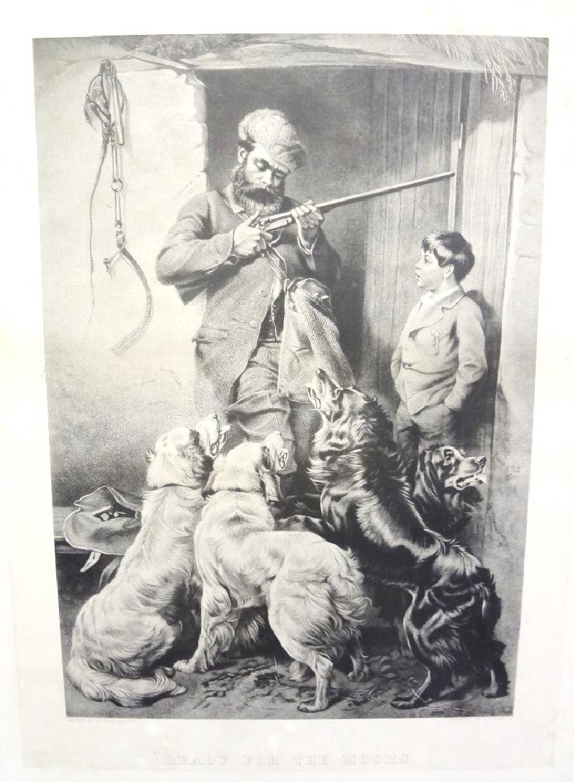 Thomas Oldham Barlow Engraving "Ready For the Moors" (1 of 5)