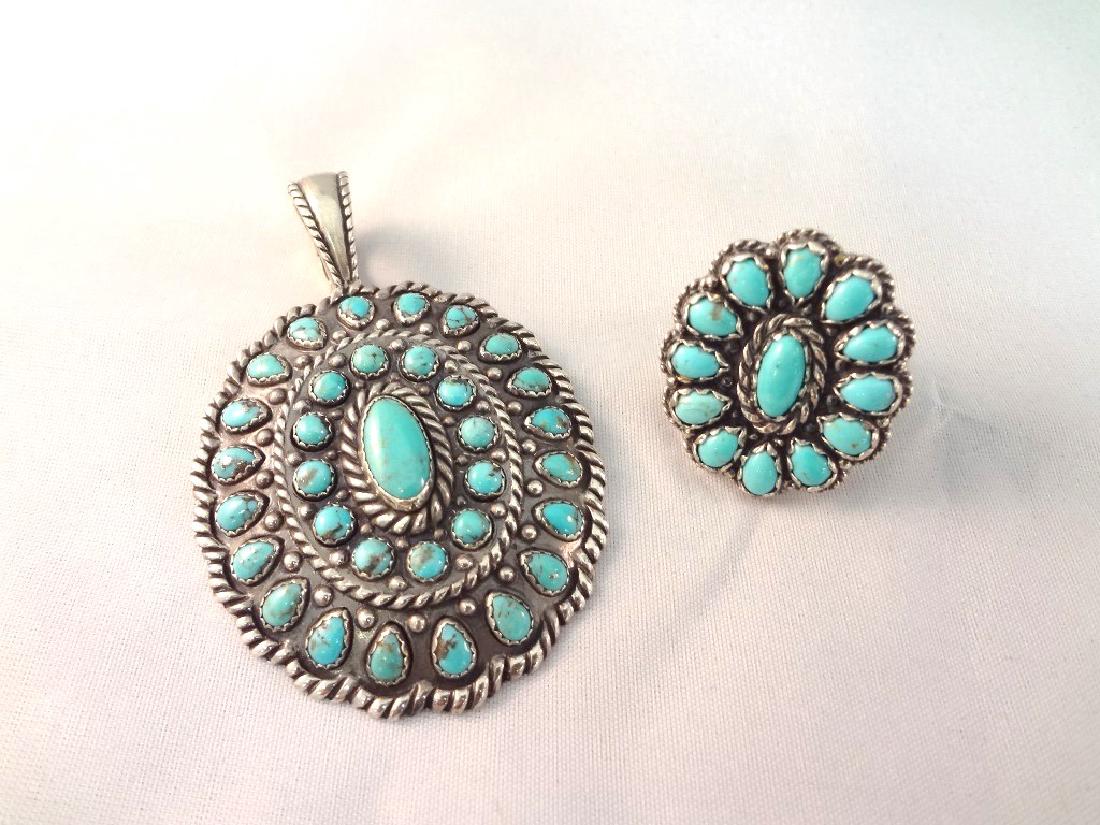 Carolyn Pollack Relios Sterling Turquoise Cabochon (1 of 5)
