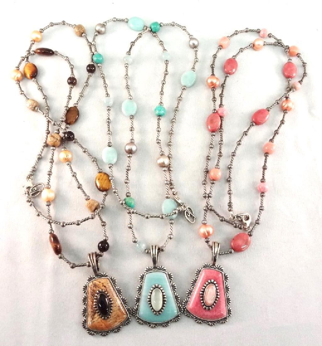 Carolyn Pollack Trio of Matching Sterling Silver and (1 of 4)