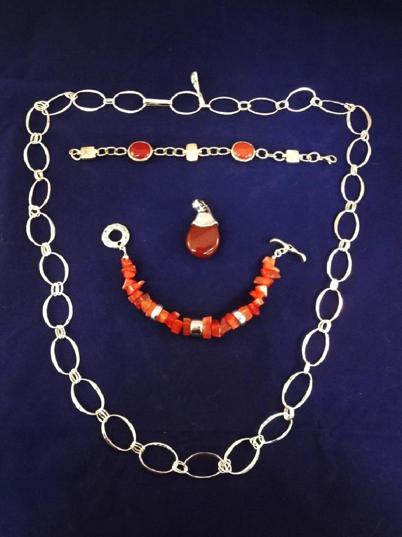 Robert Lee Morris Sterling Silver Jewelry: Necklace, (1 of 6)