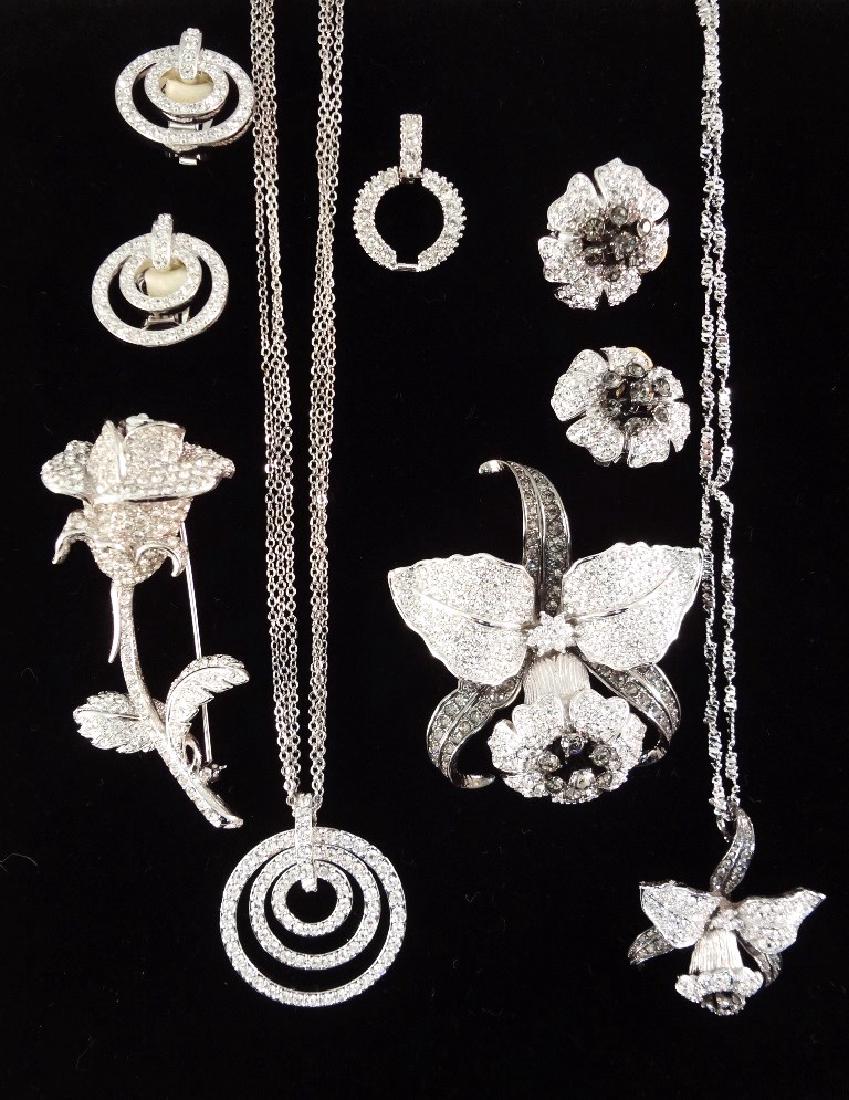 (2) Nolan Miller Necklace, Brooch and Earrings Sets (1 of 7)