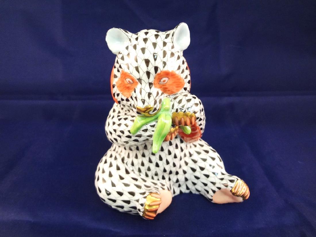Herend Porcelain Figurine "Panda Fishnet" (1 of 4)