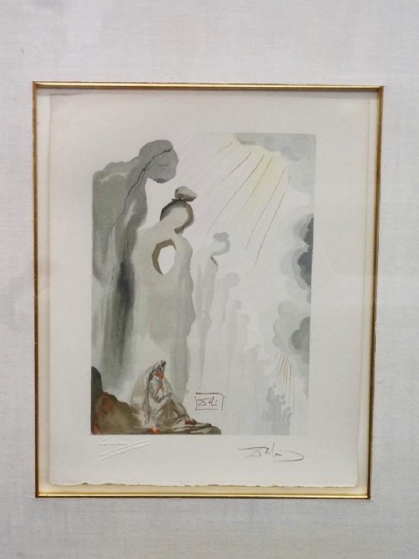 Salvador Dali Woodcut "The Second Cornice" From The (1 of 4)