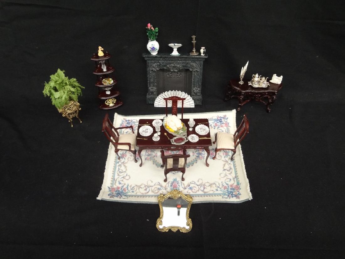 Collection of Miniature Doll House Furniture (1 of 6)