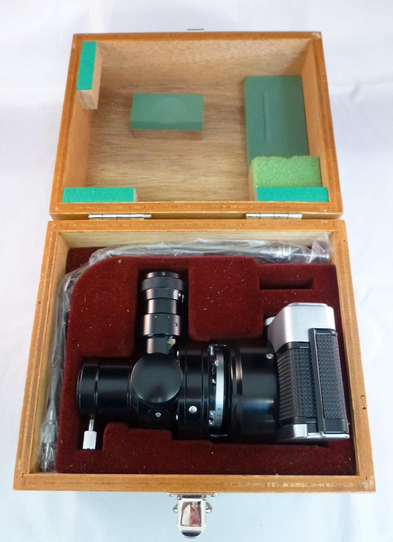 Olympus PM-6 Camera Complete with original wooden case (1 of 5)