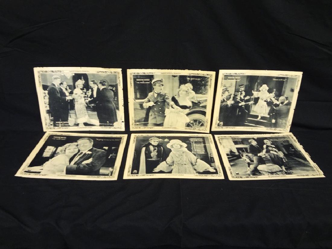 Paramount Pictures 7/8 Lobby Cards Marion Davies "The: Paramount Pictures 7/8 Lobby Cards Marion Davies "The Young Diana": 1922 Paramount Pictures "The Young Diana" starring Marion Davies. There are 7/8 lobby cards measuring 11 x 14. Some edge wear and to