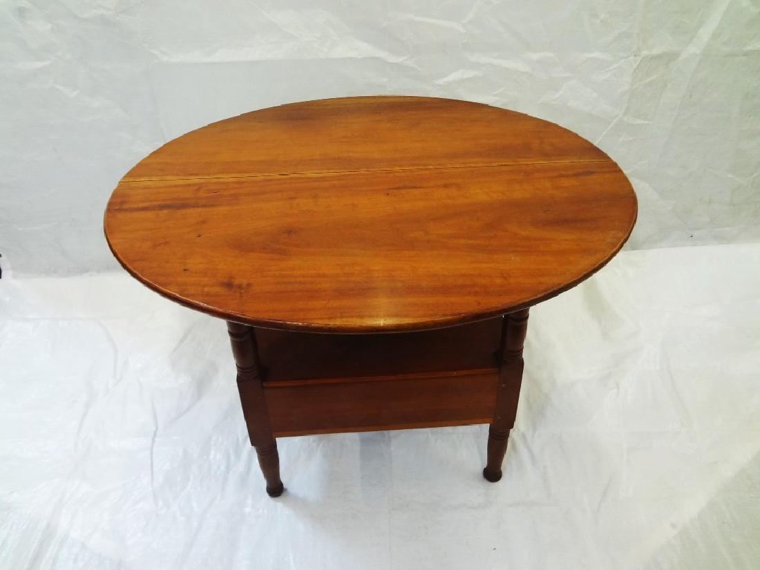 1850's Cherry Tilt Top Table Chair (1 of 7)