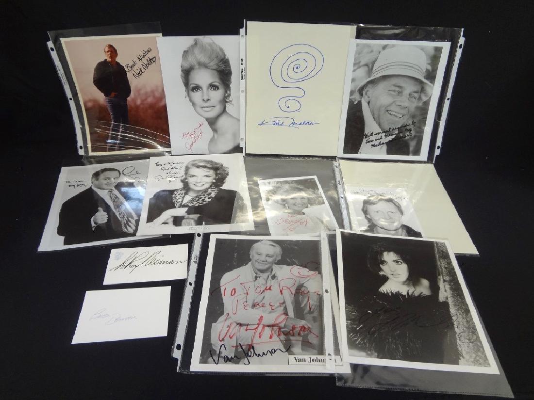 (13) Hollywood Autographs: Leroy Nieman, Liza Minelli, (1 of 8)