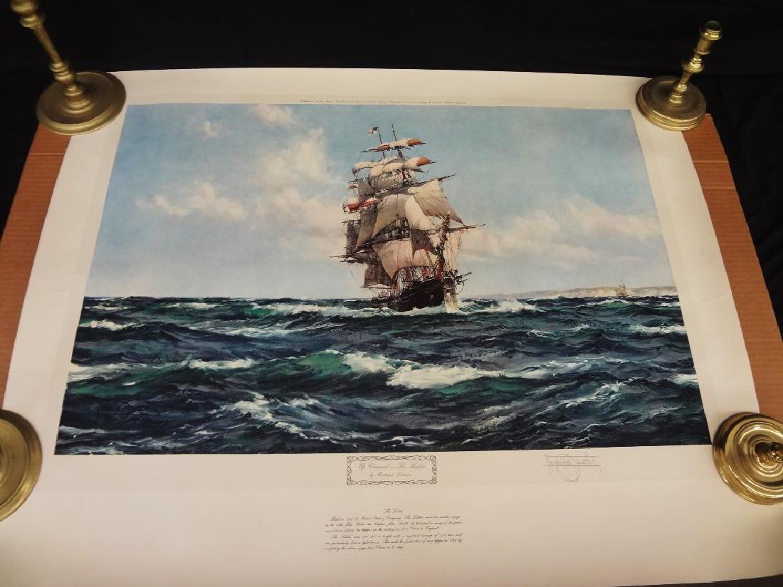 Montague Dawson Signed Lithograph "The Lahloo" (1 of 4)