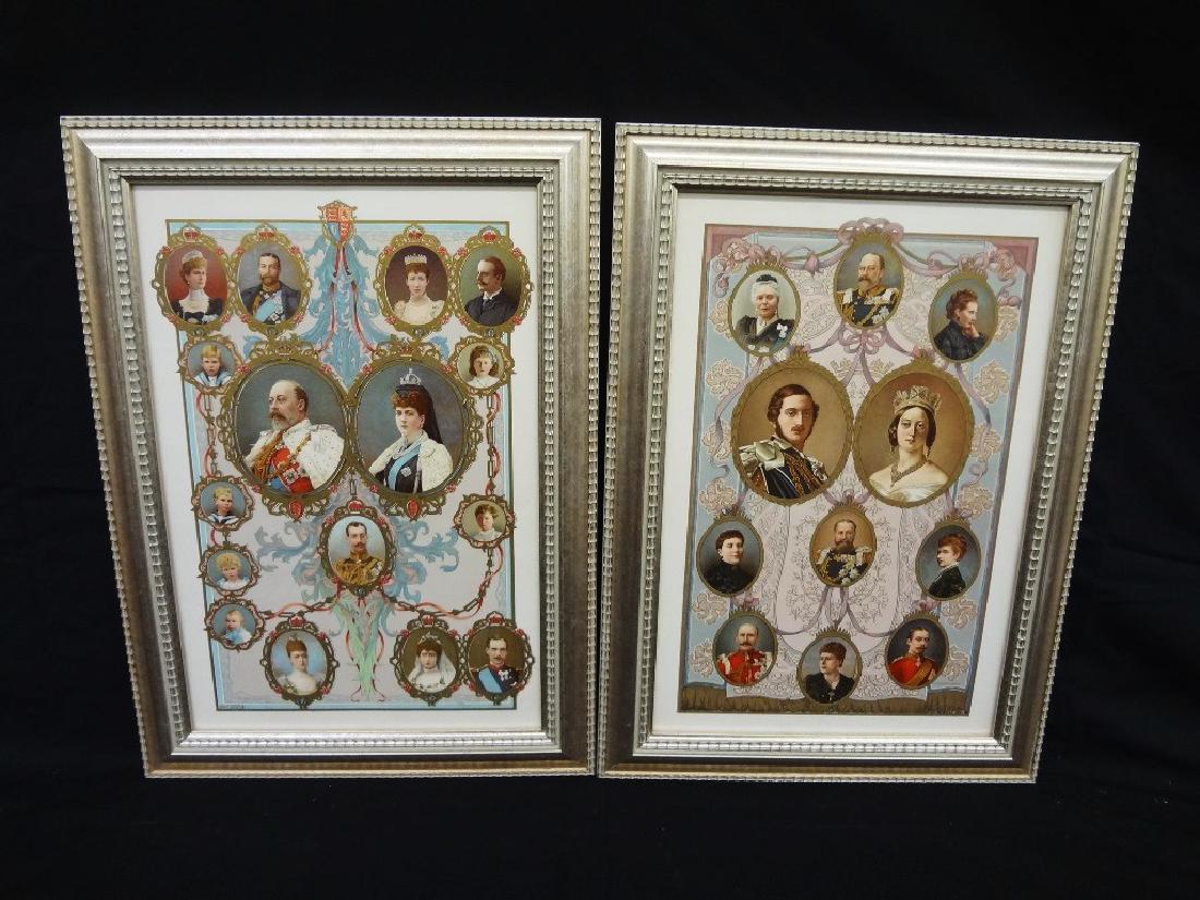 Family Trees English Royalty Lithographs Wm. Downey (1 of 5)