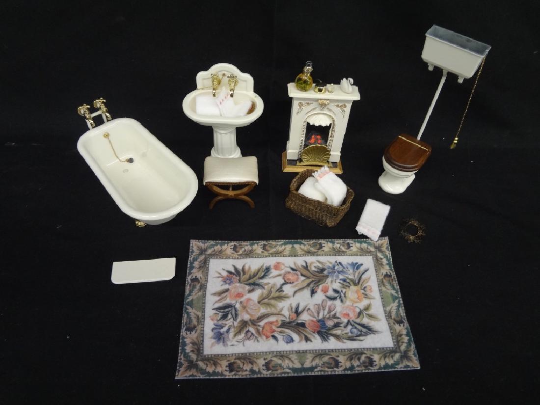 Collection of Miniature Doll House Furniture (1 of 8)