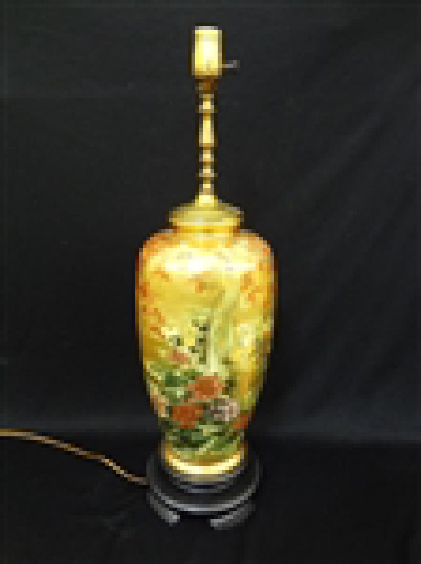Satsuma Hand Painted Table Lamp (1 of 3)