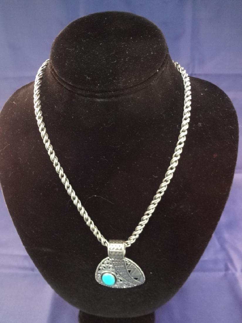 Carolyn Pollack Solid Sterling Silver Necklace, and (1 of 4)