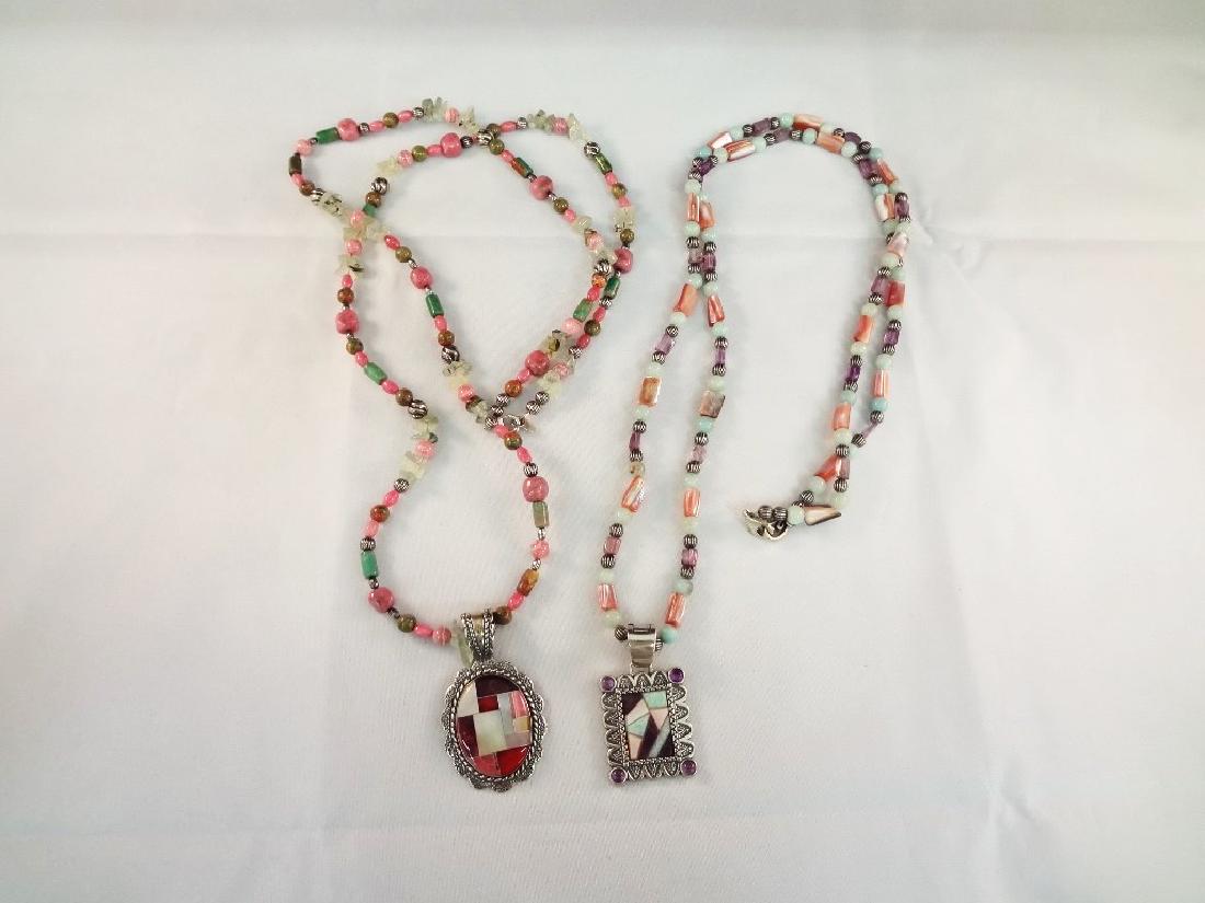 Carolyn Pollack Sterling Silver (2) Pendants and (1 of 4)