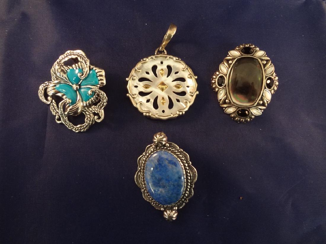 Carolyn Pollack Sterling Silver (4) Pendants (1 of 5)