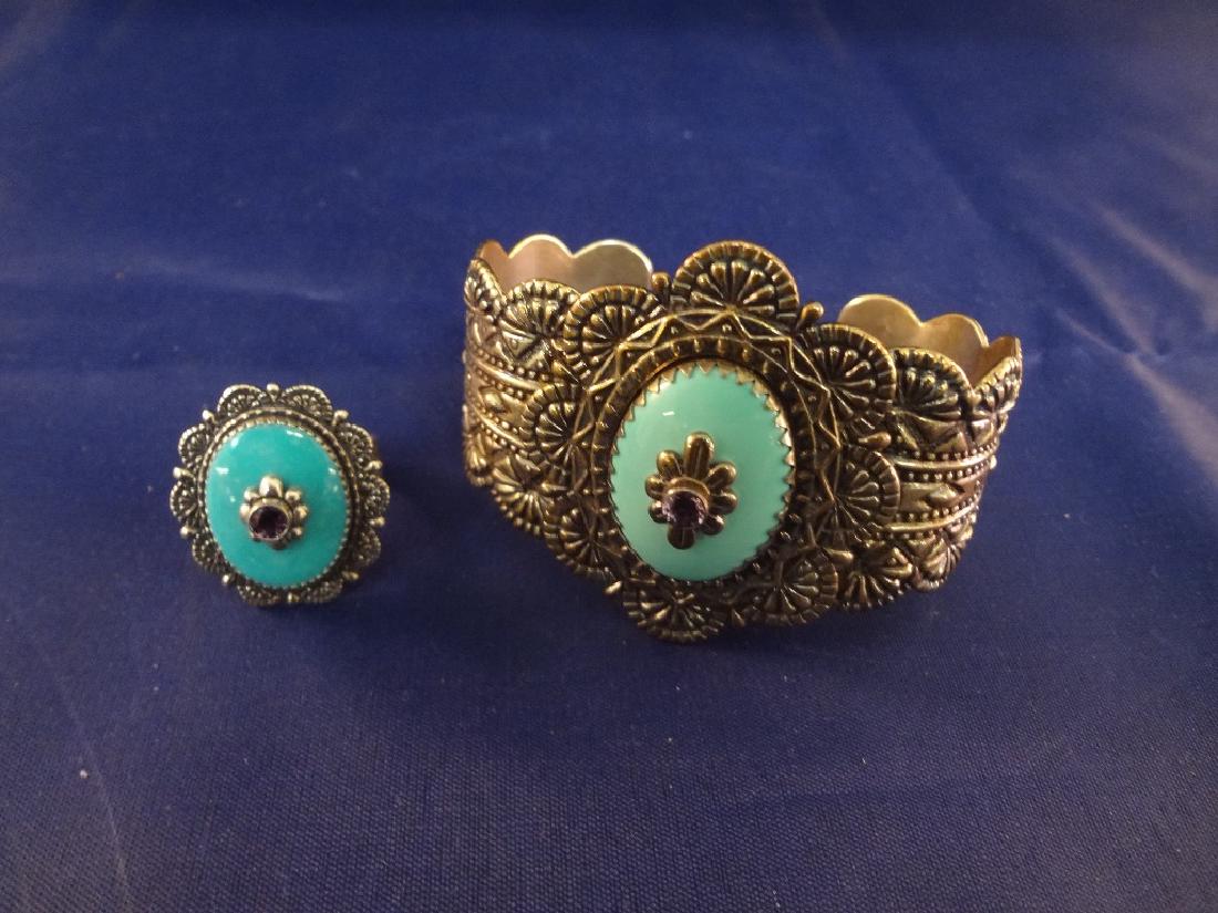 Carolyn Pollack Sterling Silver Sleeping Beauty Cuff (1 of 3)