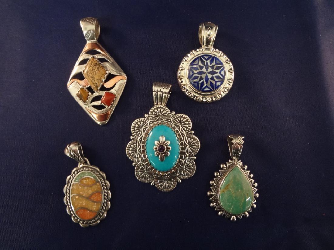 Carolyn Pollack Sterling Silver (5) Pendants: 4 (1 of 6)