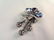 Sterling Silver Victorian Wide Bangle Bracelet and - 6