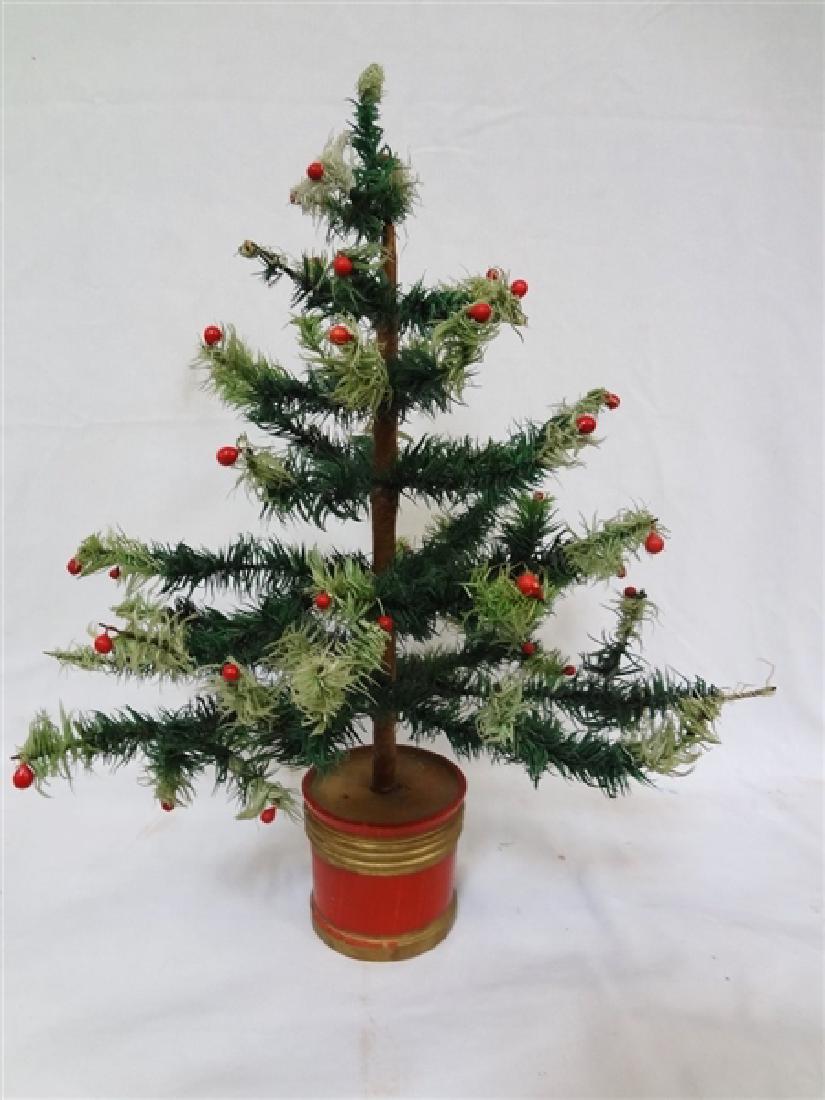 Vintage early 20th century Feather Christmas Tree (1 of 4)