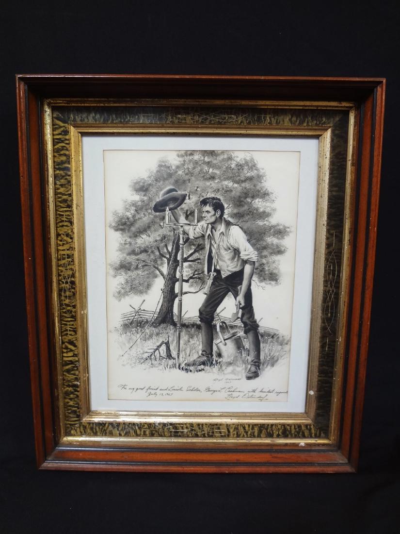 Lloyd Ostendorf Original Drawing Abraham Lincoln (1 of 5)