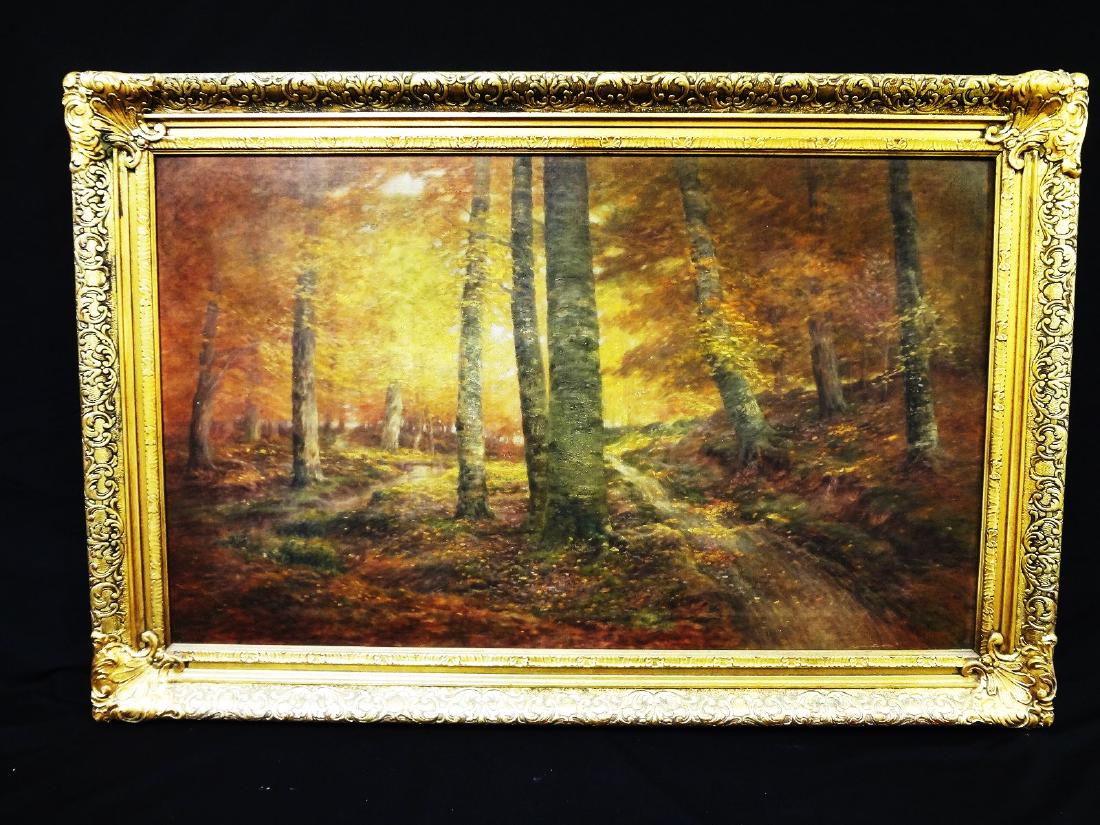 John Semon (1852 - 1917) Oil Painting: Forest Interior (1 of 4)