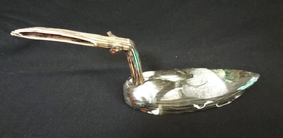 Kevin Lockau (Canada) Cast Glass and Wood "Loon" (1 of 6)