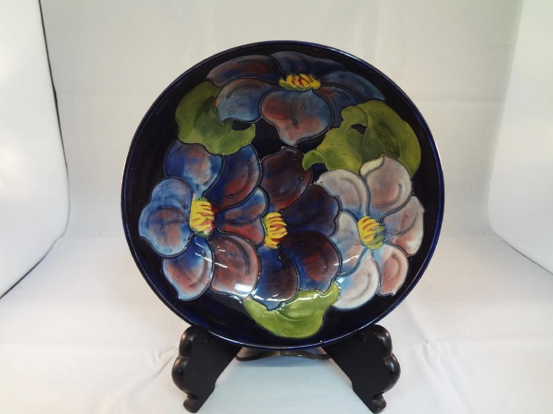 Moorcroft Large Console Bowl Clematis Design (1 of 4)