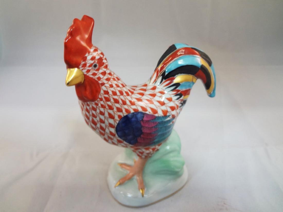 Herend Porcelain Fish Net Rooster (1 of 3)