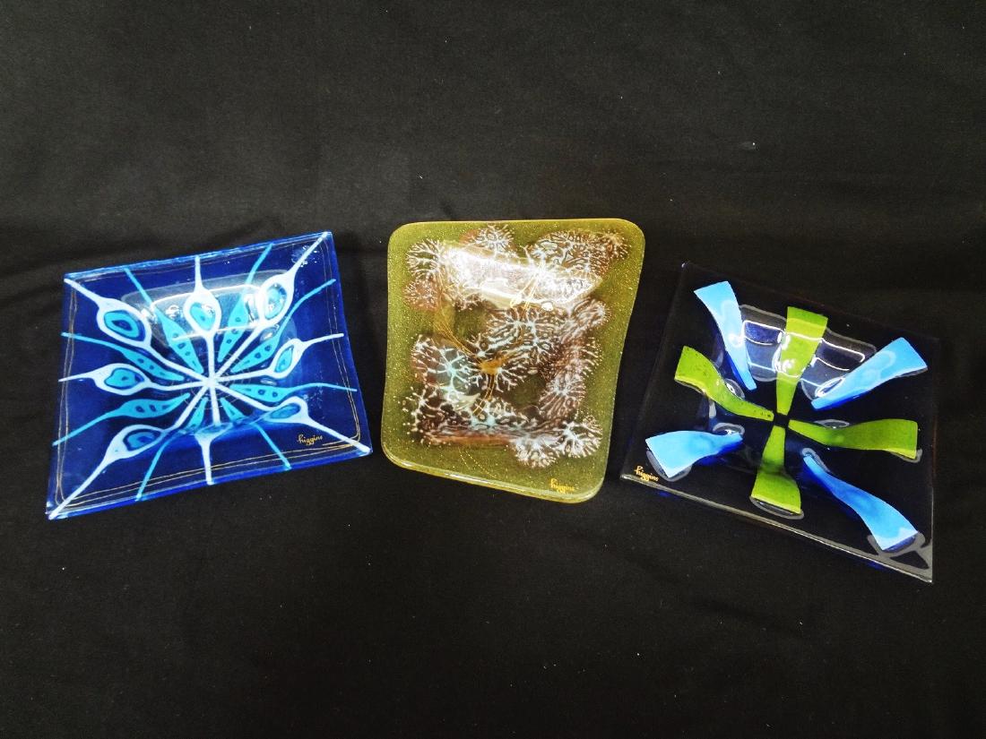 (3) Higgins Studios Mid Century Modern Art Glass (1 of 5)