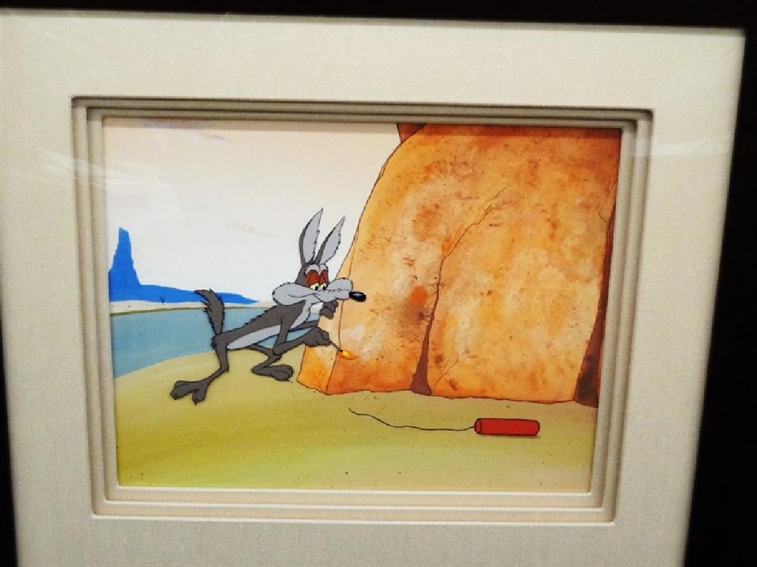 Wile E. Coyote: Guided Muscle Original Production cel (1 of 2)